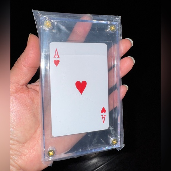 ♥️ New! Givenchy Ace of Hearts Playing Card in Case - Picture 2 of 2